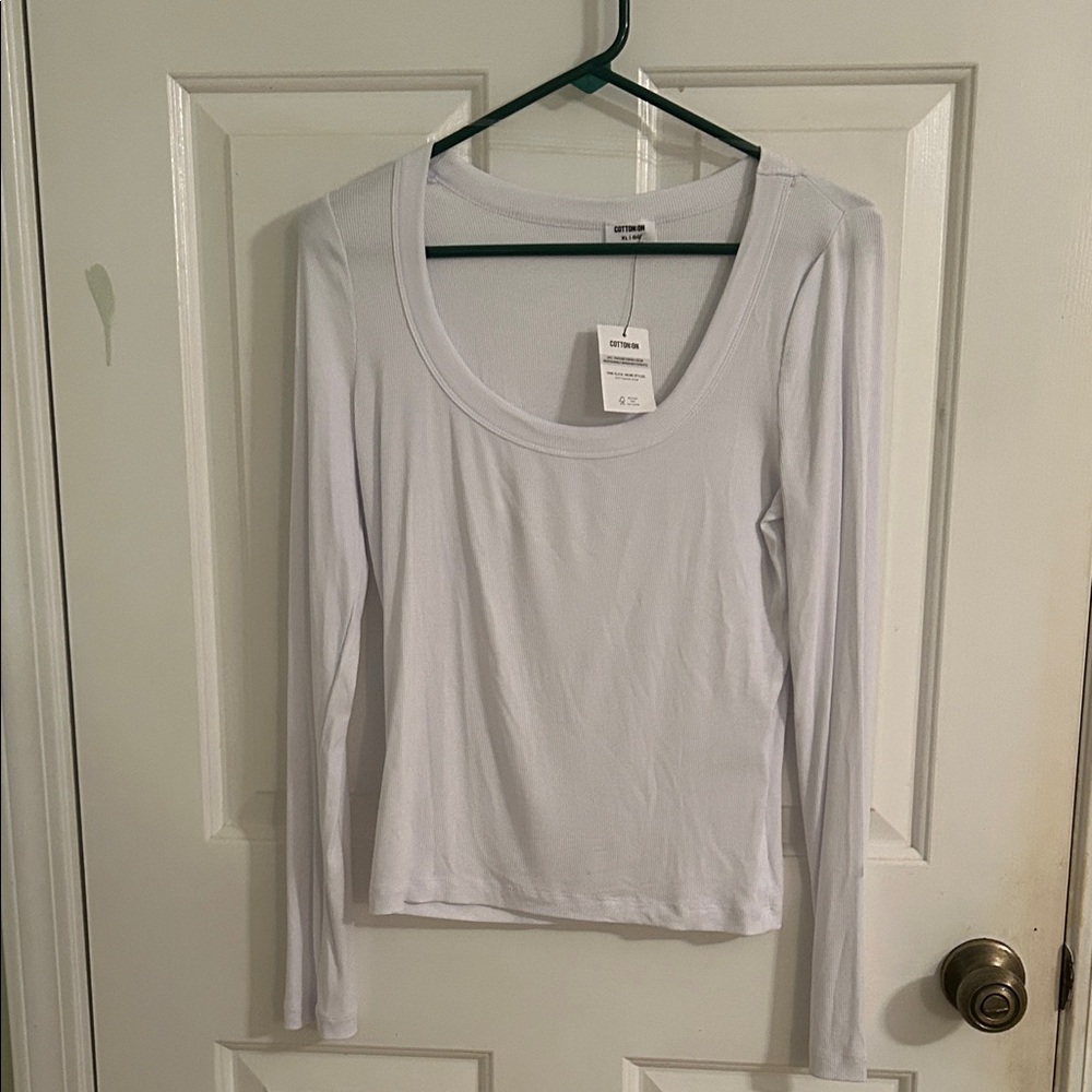 Wild Fable White Long Sleeve Top